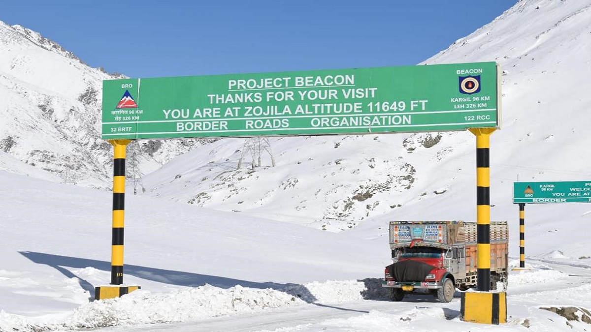 Zojila Pass Road Status 2023 - 24