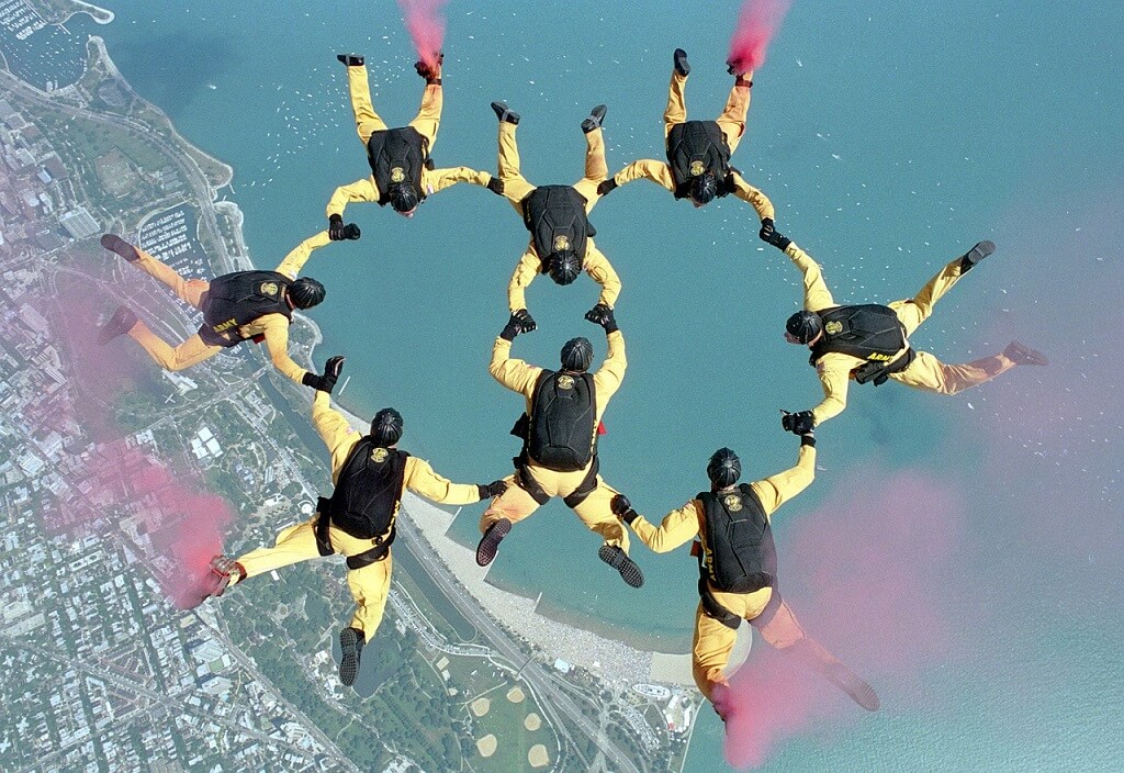 Sky Diving, Adventure Activity in the Sky