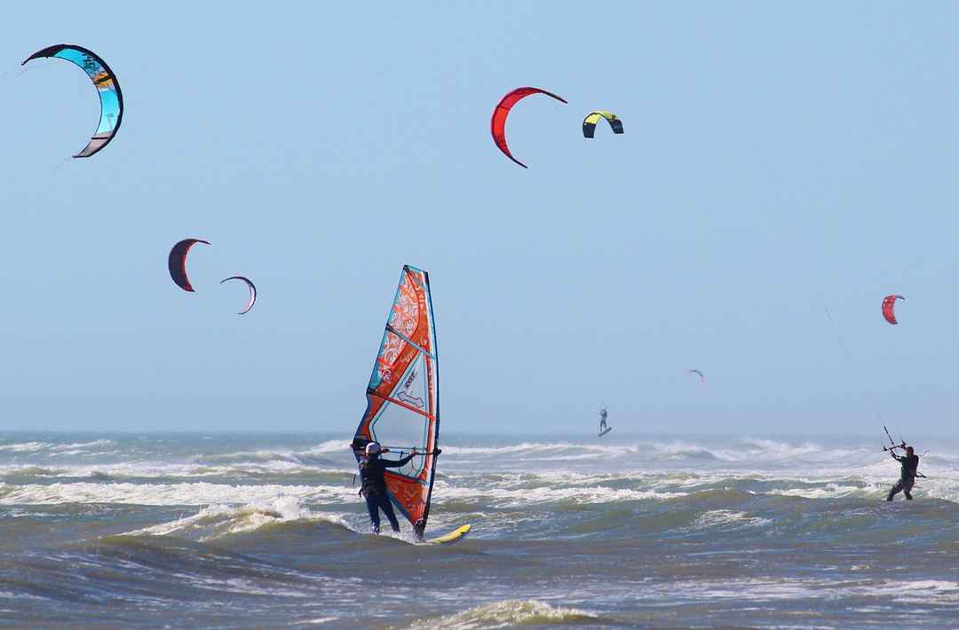 Wind Surfing, Adventure Sport on Water Surface