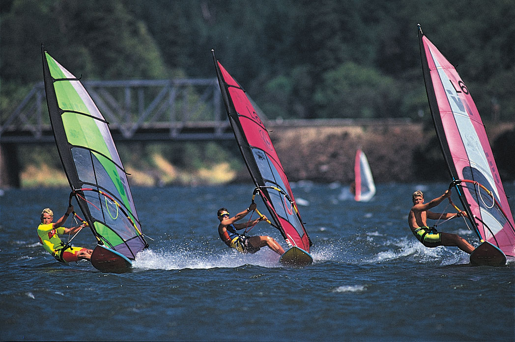Wind Surfing, Adventure Sport on Water Surface