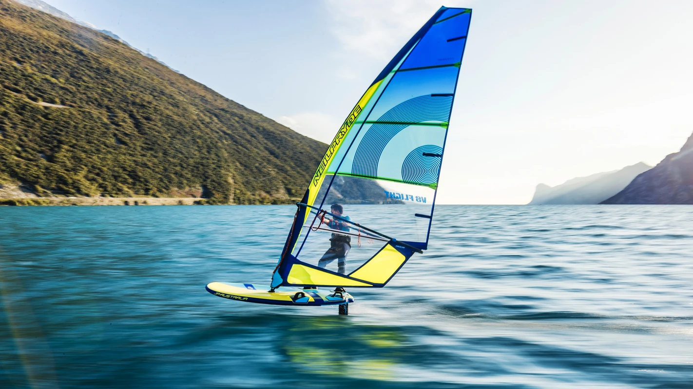 Wind Surfing, Adventure Sport on Water Surface