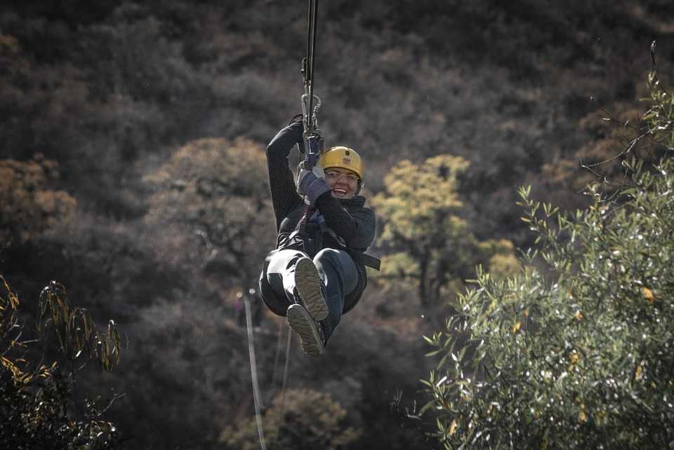 Zip Line, Adventure Tour Activity on the Rope
