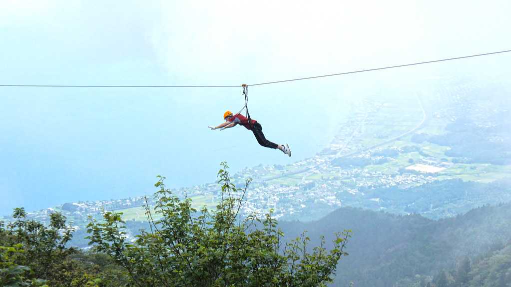 Zip Line, Adventure Tour Activity on the Rope