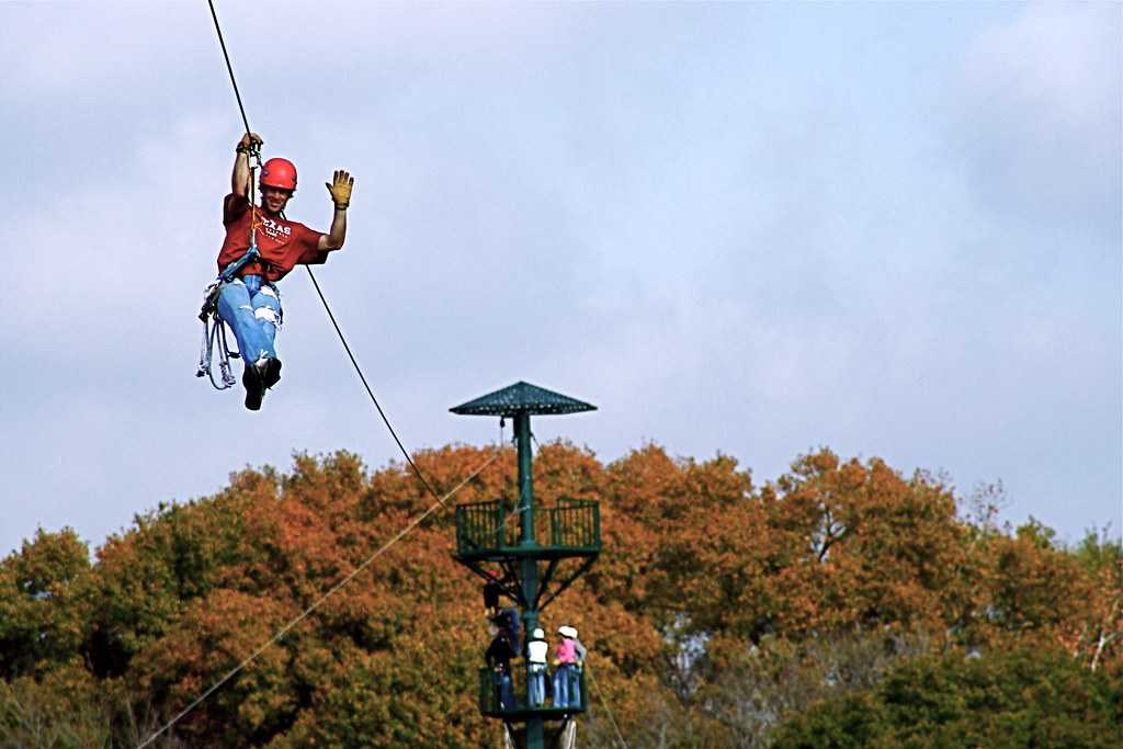 Zip Line, Adventure Tour Activity on the Rope
